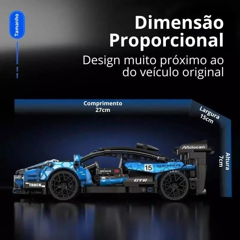 Blocos de Construção Carro Crianças Racing (Compre 2 Ganhe 55% na 2ª Unidade)