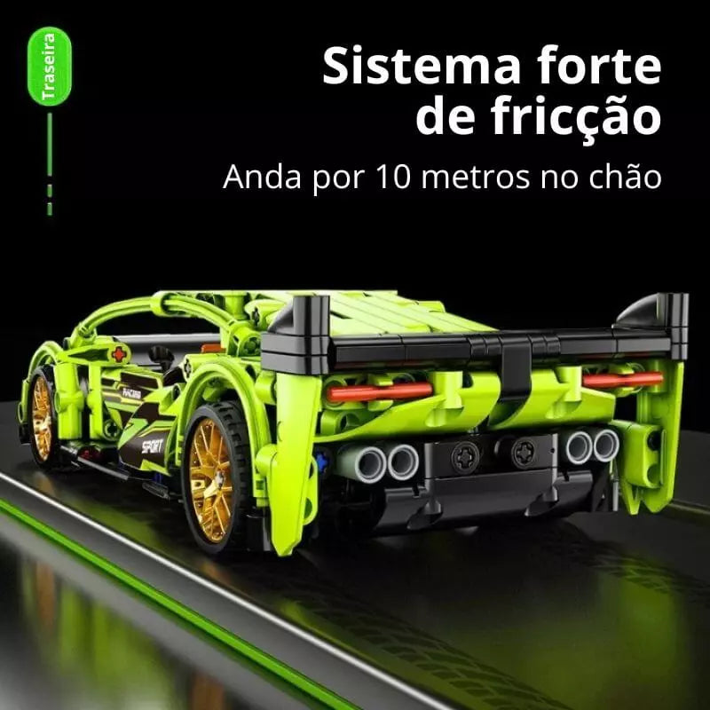 Blocos de Construção Carro Crianças Racing (Compre 2 Ganhe 55% na 2ª Unidade)