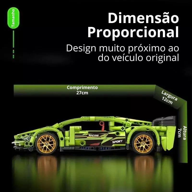 Blocos de Construção Carro Crianças Racing (Compre 2 Ganhe 55% na 2ª Unidade)