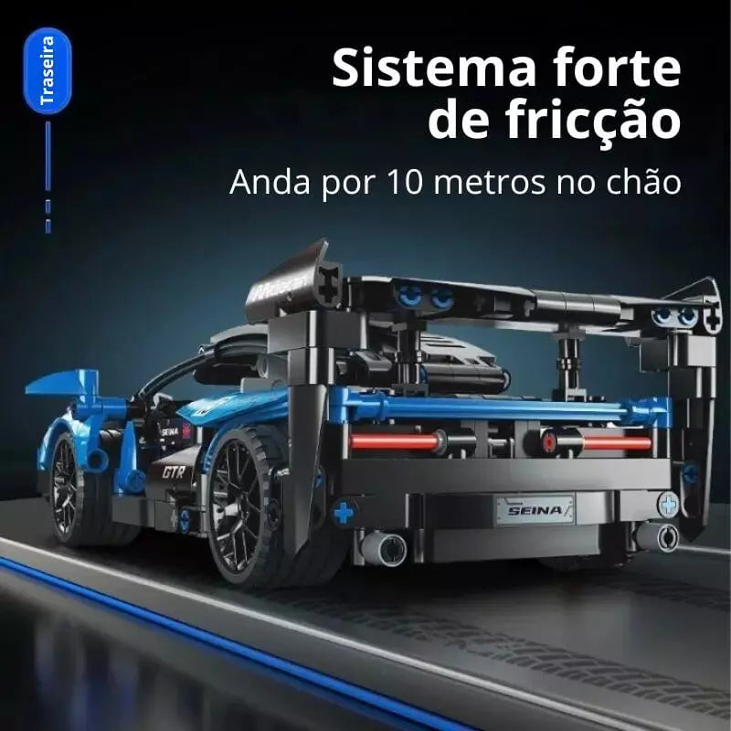 Blocos de Construção Carro Crianças Racing (Compre 2 Ganhe 55% na 2ª Unidade)