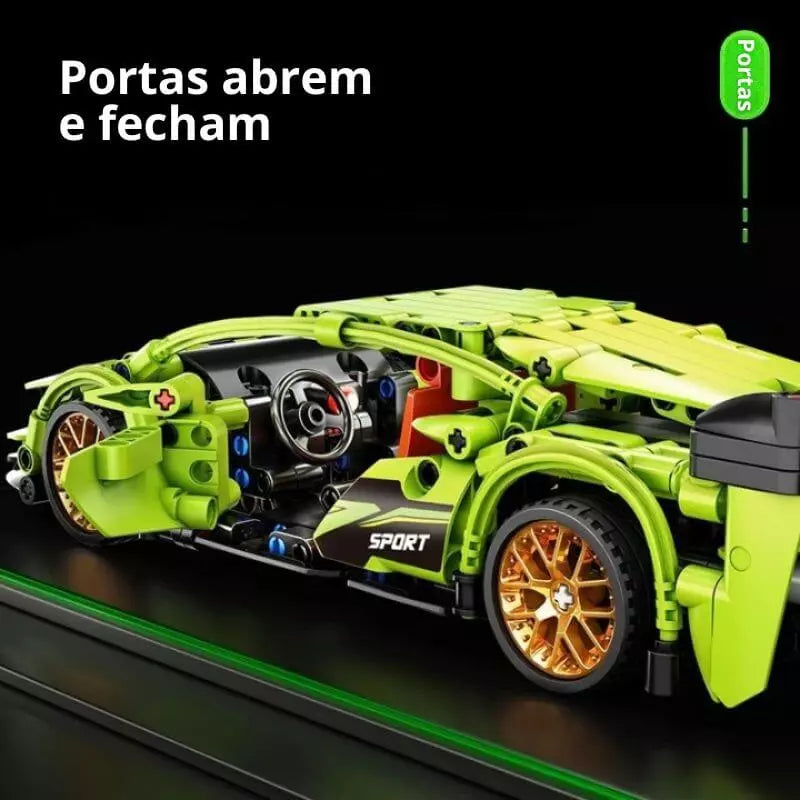 Blocos de Construção Carro Crianças Racing (Compre 2 Ganhe 55% na 2ª Unidade)